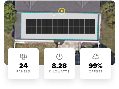 Draw solar array